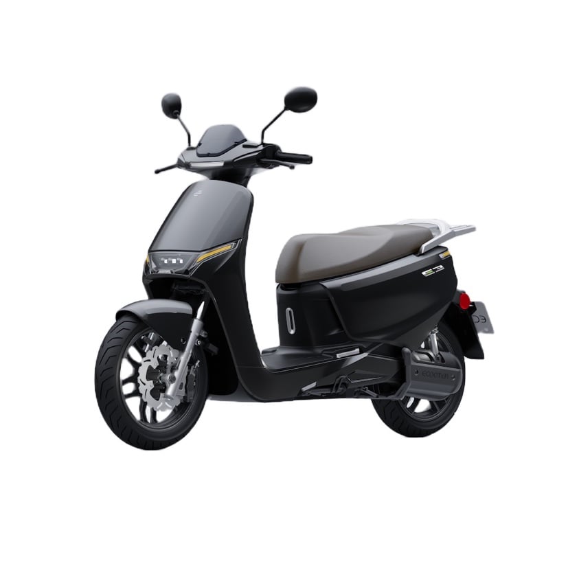 Ecooter Ohne Pneus Quad Black Etrix 3