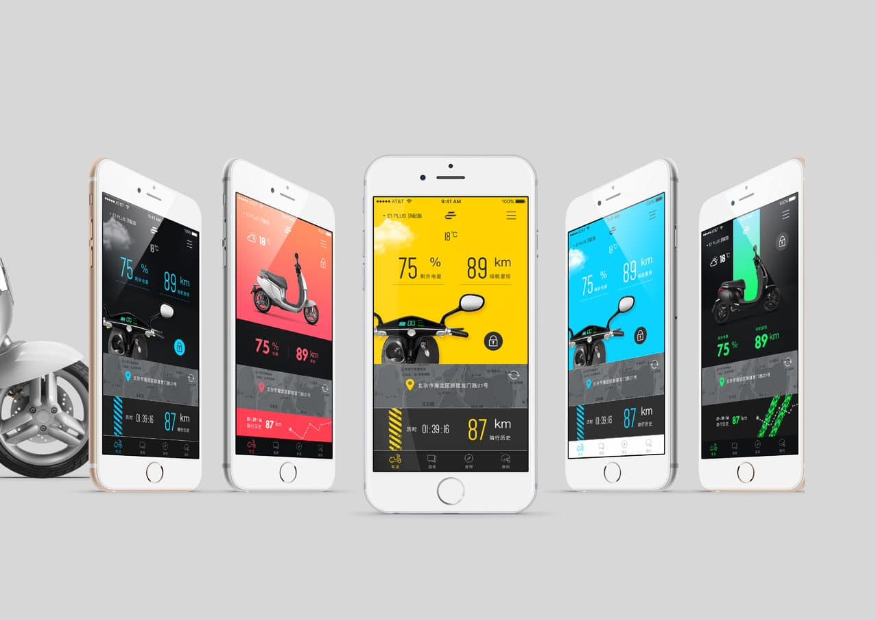 Ecooter E1 Elektroroller App