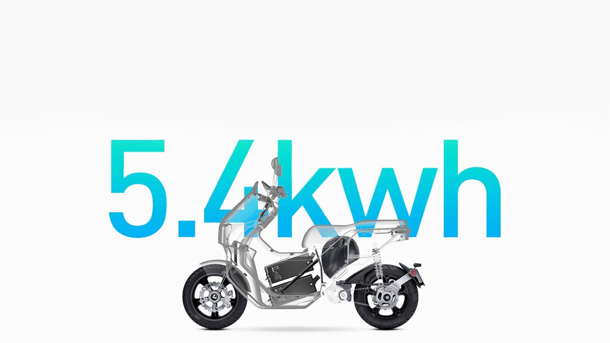 Ecooter E5 Elektroroller Etrix Grey Akku Rahmen