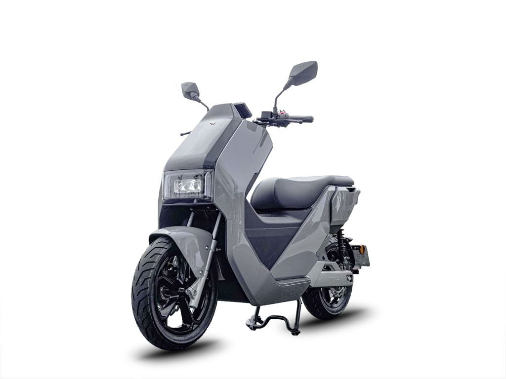 Ecooter E5 Elektroroller Etrix Grey Stadt Weiss