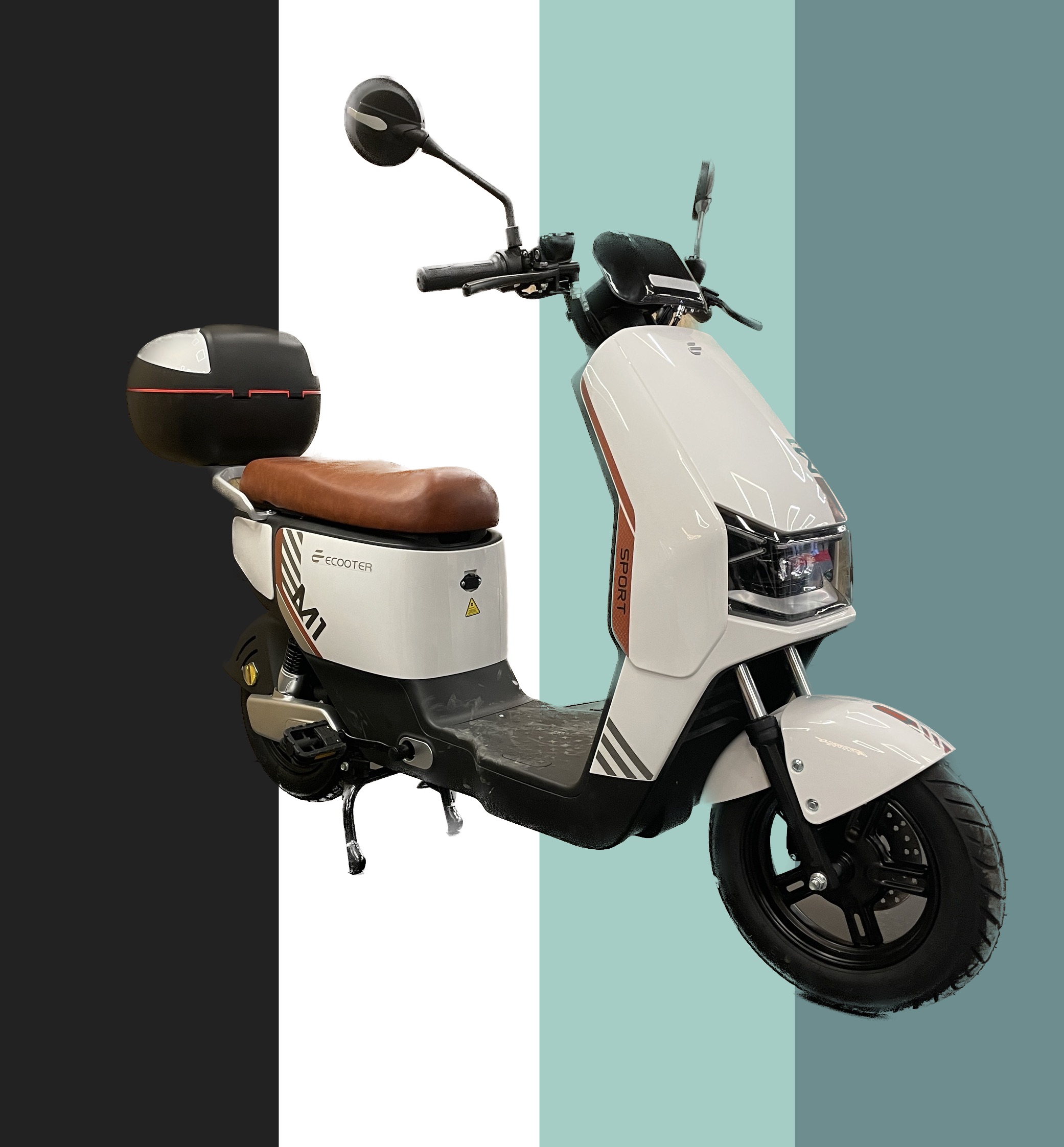 Ecooter M1 Elektroroller 4 Farben