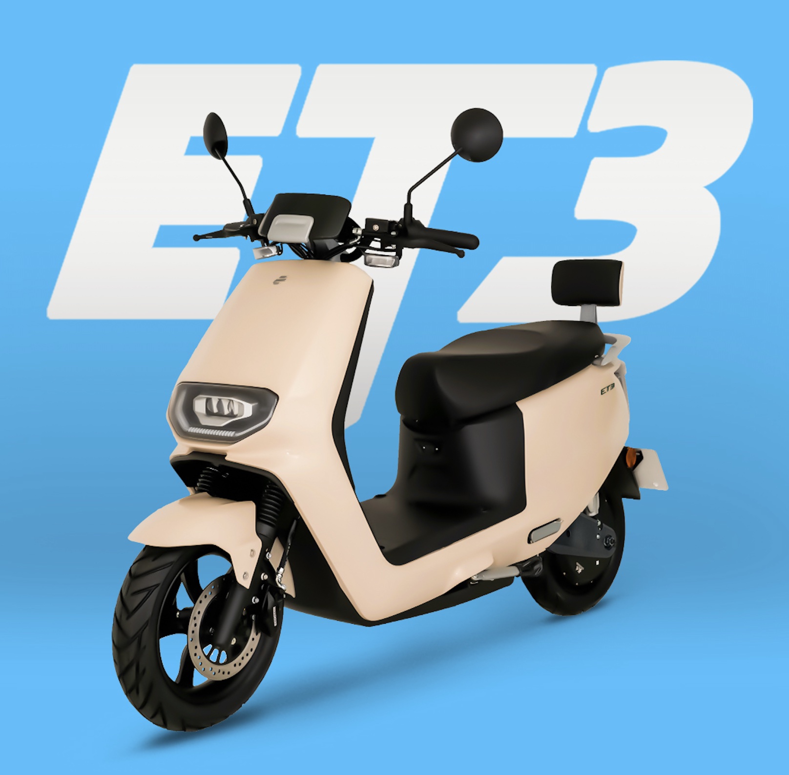 Neu Ecooter Et3 Seitlich Weiss Elektroroller Etrix